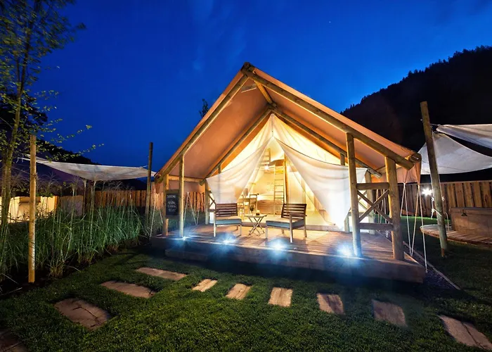 Luksusowy namiot Herbal Glamping Ljubno